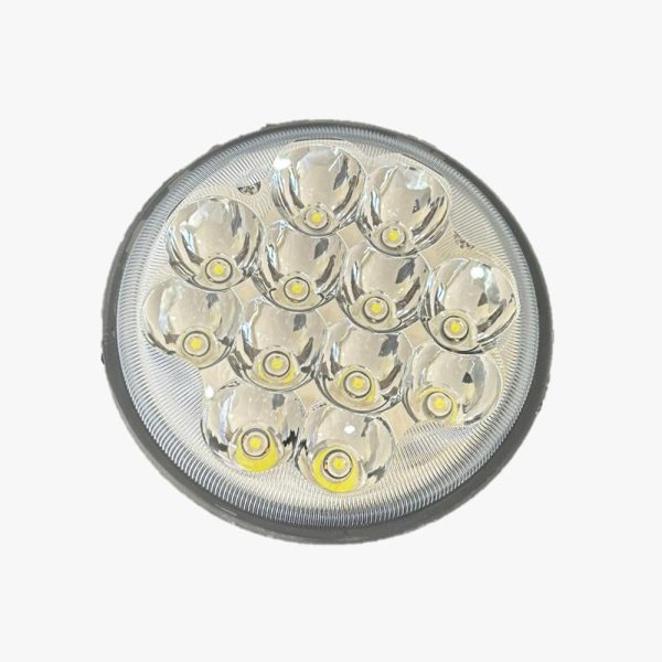 FARO LUZ BLANCA, 12 LED´S, 36 W, CUERPO METAL NEGRO