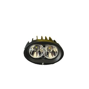 FARO LUZ BLANCA, 2 LED´S, 18  W, CUERPO METAL NEGRO